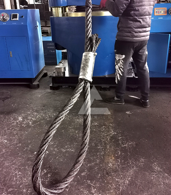 鋼絲繩鋁套壓制 鋼絲繩鋁套壓制
